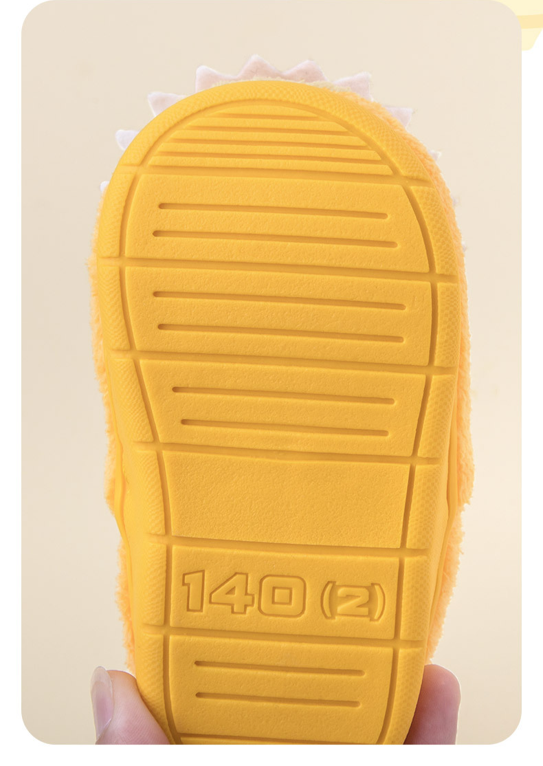 Scarpe per bambini Pantofole di cotone Invernali Coccodrillo Cartone animato Carino Borsa Tacco Caldo Antiscivolo Spesse Morbide Scarpe_voghion.com
