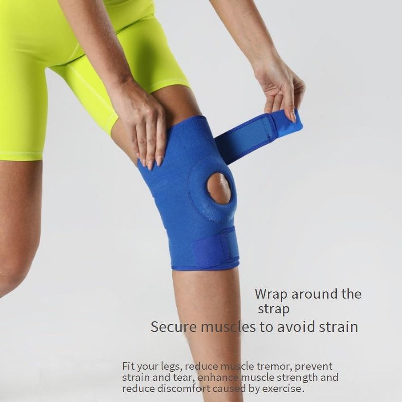 Ginocchiera sportiva JINGBA - Supporto a compressione traspirante per corsa, basket, tennis, sollevamento pesi e attività all'aperto_voghion.com