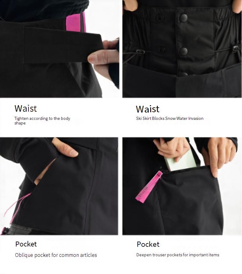 ProFlex Ski Pants – Waterproof & Windproof Snowboarding Trousers With Thermal Insulation For Men & Women_voghion.com
