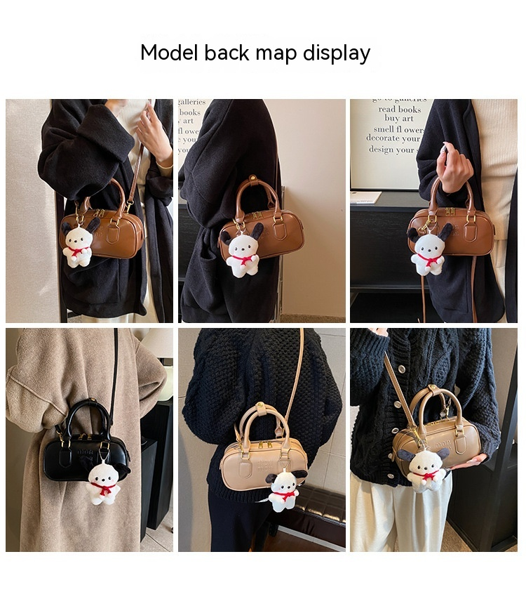 Nuova borsa piccola retrò con design di nicchia, borsa da donna di fascia alta, borsa a tracolla singola con accessori appesi, borsa piccola portatile elegante_voghion.com