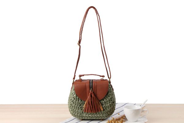 Borse da donna Borsa intrecciata in corda di carta nuova, un pezzo, piccola borsa a tracolla intrecciata, borsa da spiaggia, borsa da donna intrecciata a spalla singola_voghion.com