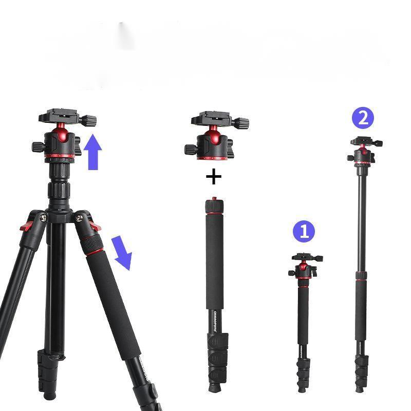 Multifunctioneel statief voor spiegelloze en DSLR-camera's, professionele draagbare fotografie-livestreamstandaard met_voghion.com