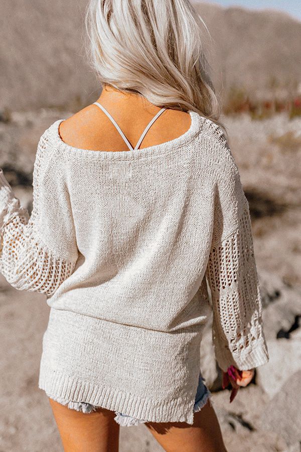 Elegant Crochet Beach Cover-Up Sheer Knit Bikini Wrap Lightweight Sun Protection Resort Wear For Women_voghion.com