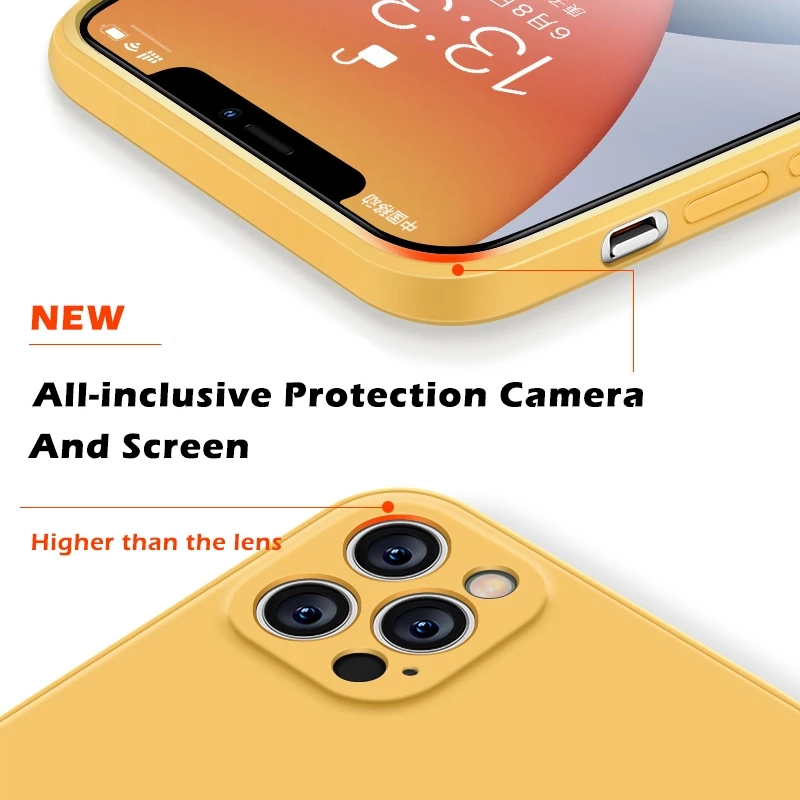 Original Flüssigsilikon Soft Case für iPhone 14 13 12 11 Pro Max X XR XS Max 8 7 6S 6 Plus Luxus stoßfeste Rückseite Shell_voghion.com