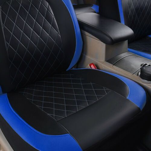 Car seat cover single line quilted bracket leather pu leather_voghion.com