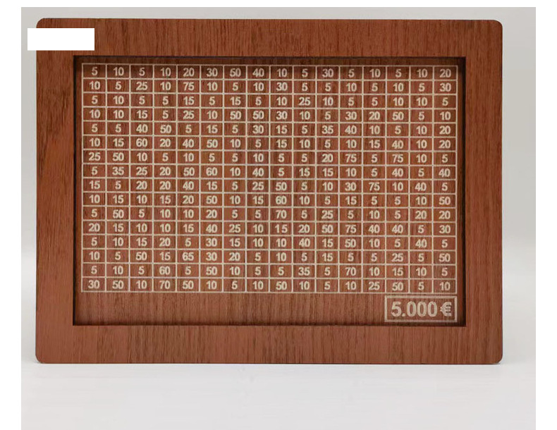 Hucha con mostrador de madera artesanal alcancía original nueva_voghion.com