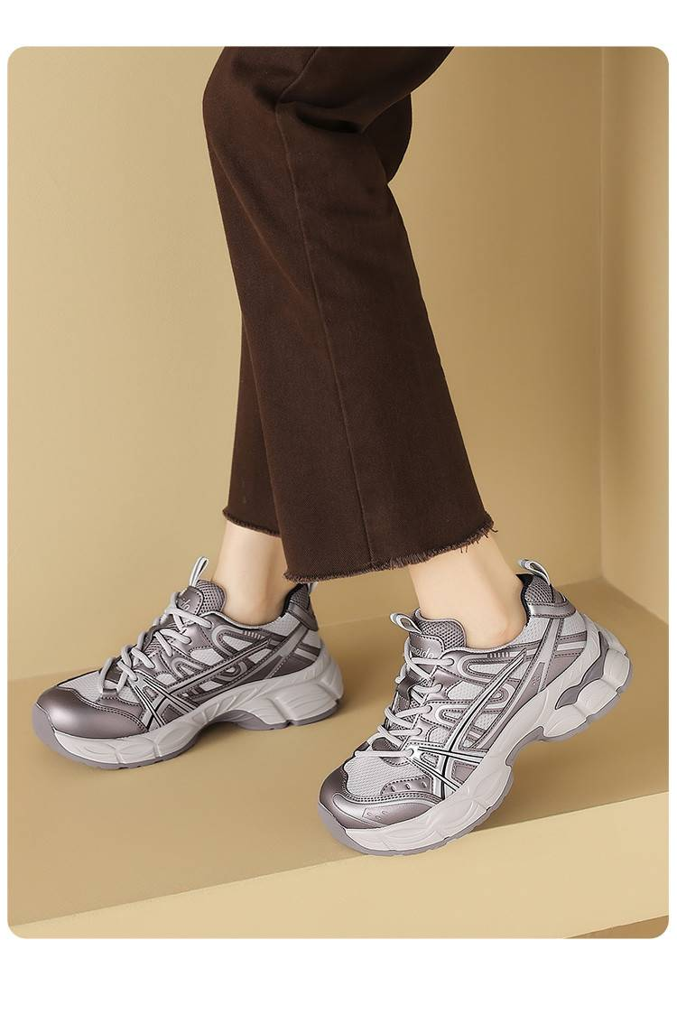 Cameido In The Spring Of 2025, These Are Women's Dad Shoes With Thick Soles For Heightening. They Are All-match Casual Sports Shoes_voghion.com