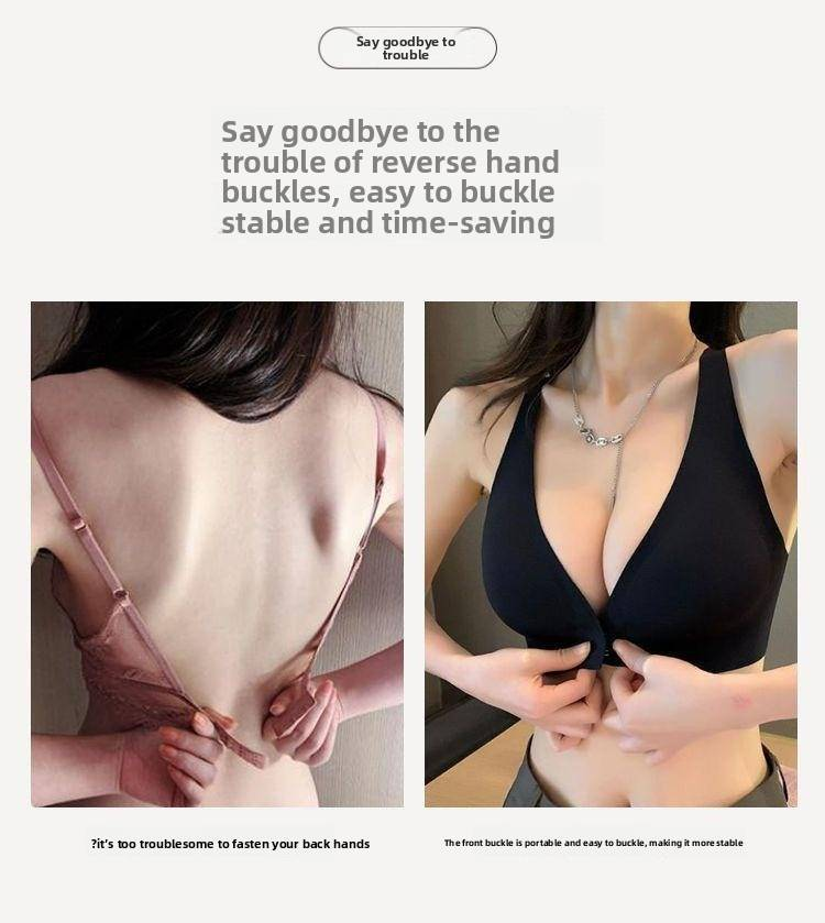 Soft & Comfortable Latex Underwear, Push Up Wireless Bras, Women's Lingerie & Underwear_voghion.com