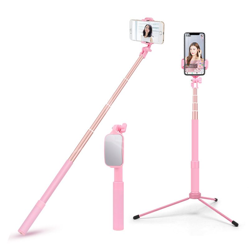 Professionelles ausziehbares Selfie-Stick-Stativ mit Bluetooth-Fernbedienung, 1,7 m/1 m Aluminiumlegierungsständer für TikTok/YouTube/Vlogging_voghion.com