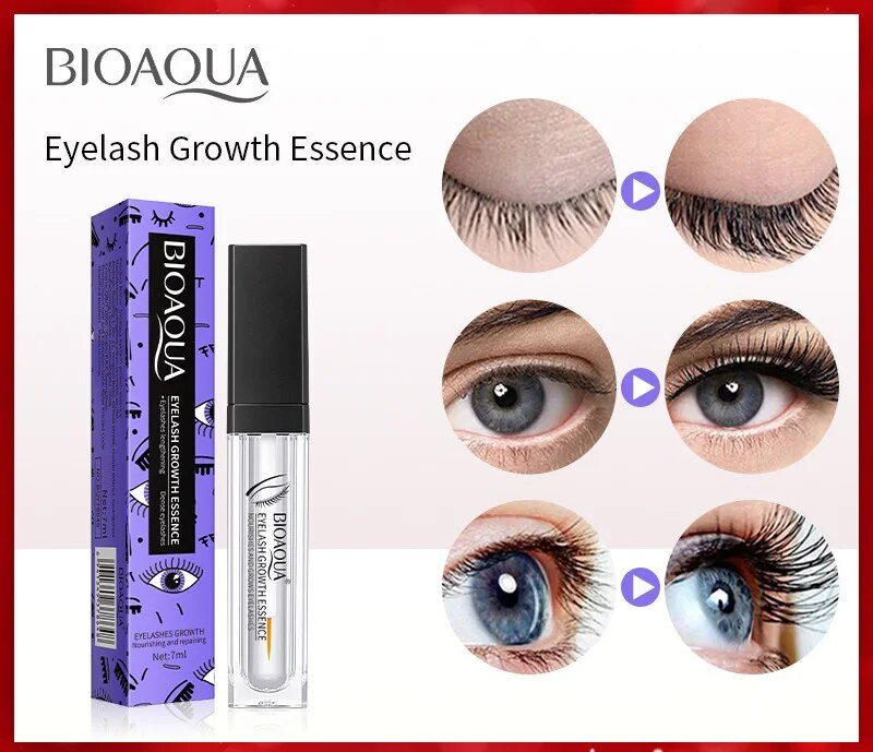 Nieuwe populaire make-up BIOAOUA Mascara Afslankvloeistof Slanke dikke Curling Eye Zwart_voghion.com