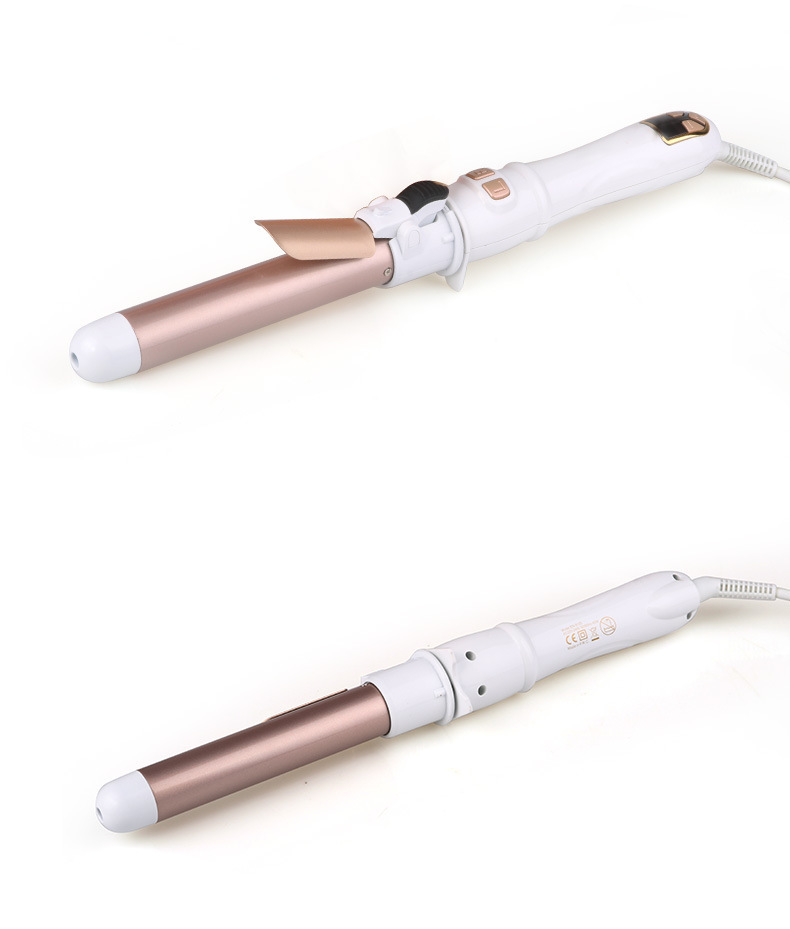 TK Vollständig rotierender elektrischer Lockenstab, automatisch, nicht schädlich für große Wellen, Lockenwickler, Haarstyling-Tool_voghion.com