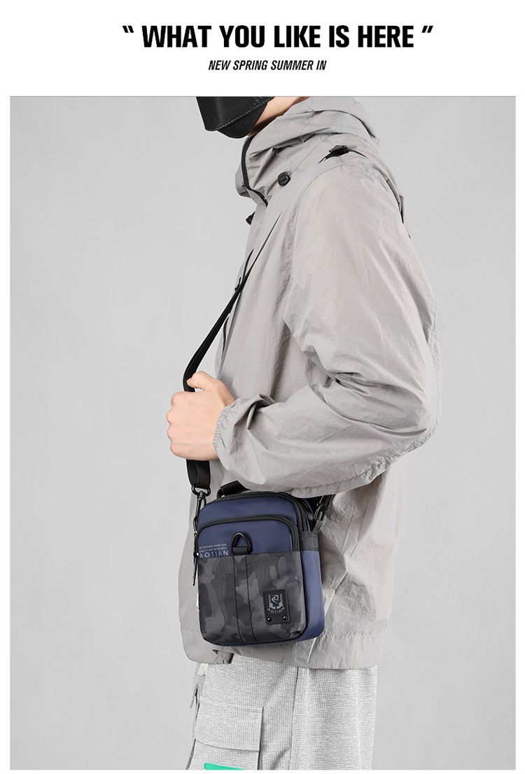 Summer Verticle Square Casual Nylon Shoulder Bag_voghion.com