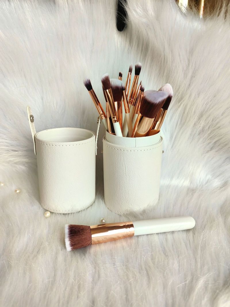14-teiliges Make-up-Set, loses Puder, Foundation-Pinsel, weiche Borsten, Cangzhou_voghion.com