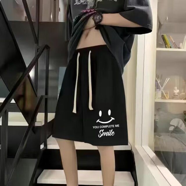 2024 Zomer Sport Shorts, Heren Veelzijdige Casual Koppels Losse Kwart Micro Elastische Strandbroek, Trendy_voghion.com