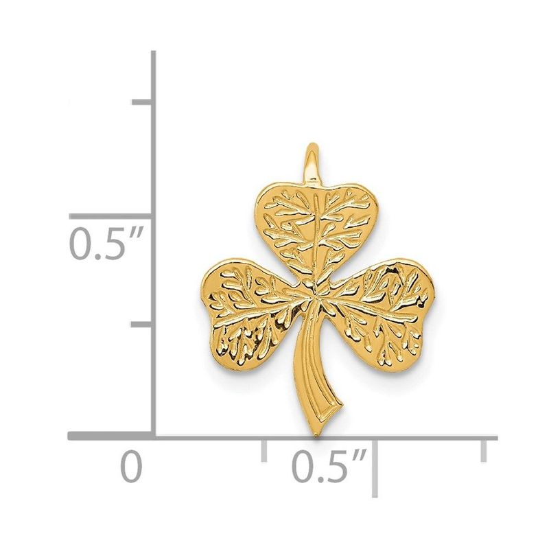 14k Shamrock Chain Slide_voghion.com