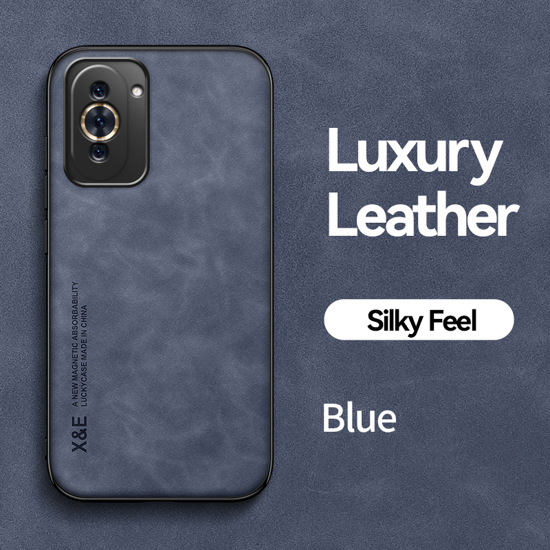 Custodia antiurto in pelle retrò di lusso per Huawei Nova 10 9 SE 7 Pro 6 5 P50 P30 Pro P20 P40 Lite con cornice in silicone morbido_voghion.com