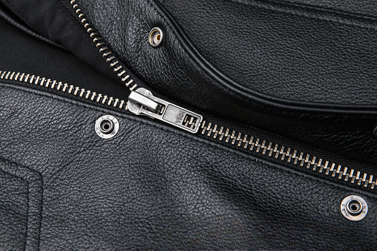 Vest Vest Excellent, Zipper Button Locomotive Motorcycle Casual Leather Vest P75_voghion.com