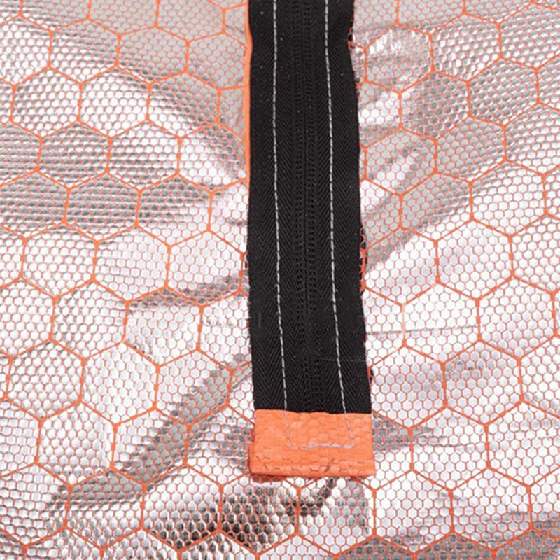 TOMSHOO Notfallschlafsack, ultraleicht, wasserdicht, wärmereflektierend, Thermoschlafsack, Überlebensausrüstung für Outdoor-Abenteuer_voghion.com