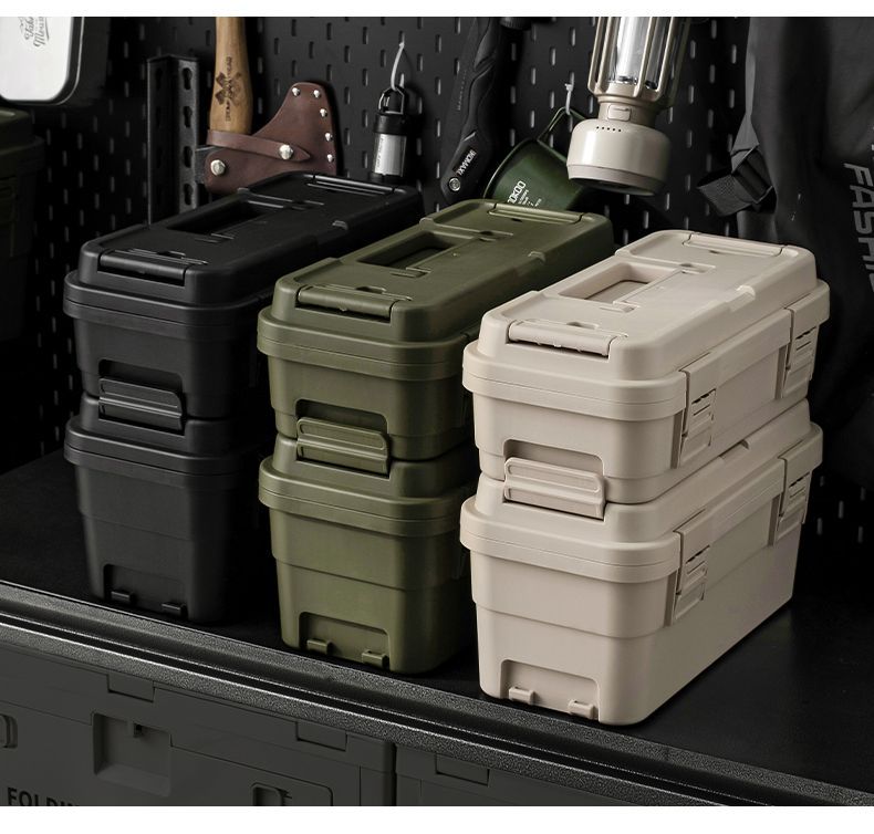 【1545 Personen-Kollektion】 Werkzeugkasten für den Haushalt, Auto-Camping-Wartung, multifunktionaler großer Kunst-Malkasten, für den Außenbereich_voghion.com