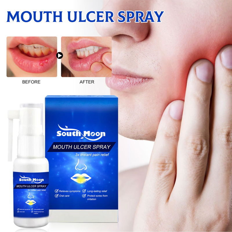Oral South Moon Repair szájspray a gingivális tűz, duzzanat, fájdalom és fogágybetegség okozta hólyagosodás enyhítésére_voghion.com