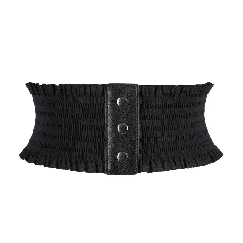 Elastic Waistband Simple Versatile Stretch Waist Cincher_voghion.com
