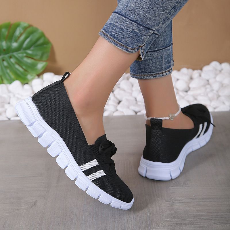 women's casual preppy style flying weave shoes_voghion.com
