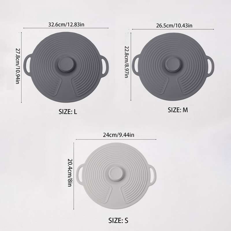 Contenitore in silicone sigillato, anti-spruzzi, multifunzionale, resistente alle alte temperature, anti-goccia, per alimenti._voghion.com