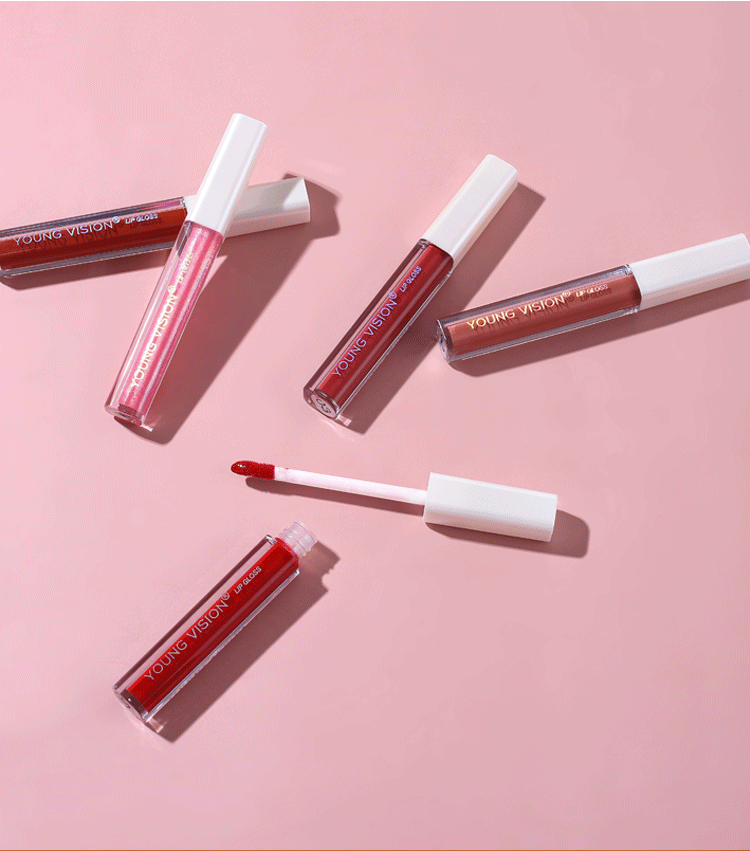 6 Farben 1 Spiegelglanz + 5 matte Lippenfarben Kombinationsset_voghion.com