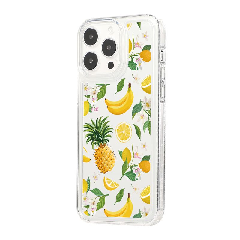 Fruit Clear Shockproof Phone Case For iphone 15 14 13 12 11 Pro Max Plus Silicone Soft TPU Transparent Back Cover_voghion.com