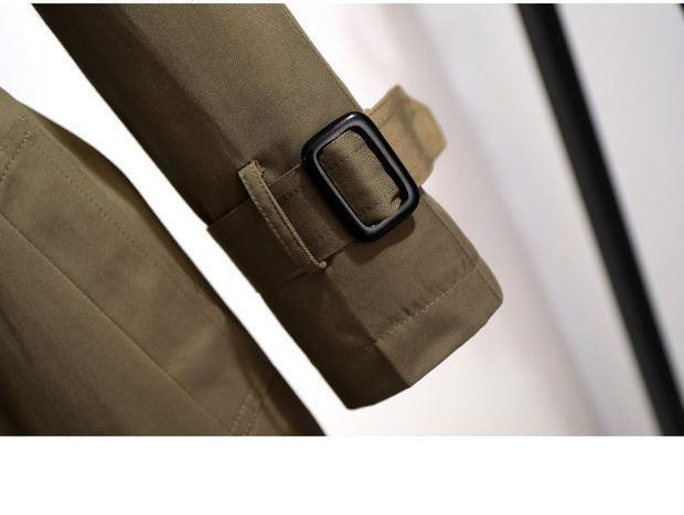 2024 nieuwe dames trenchcoat in Koreaanse stijl, medium tot lang, klein chique design, high-end gevoel, vroege herfst en winter,_voghion.com