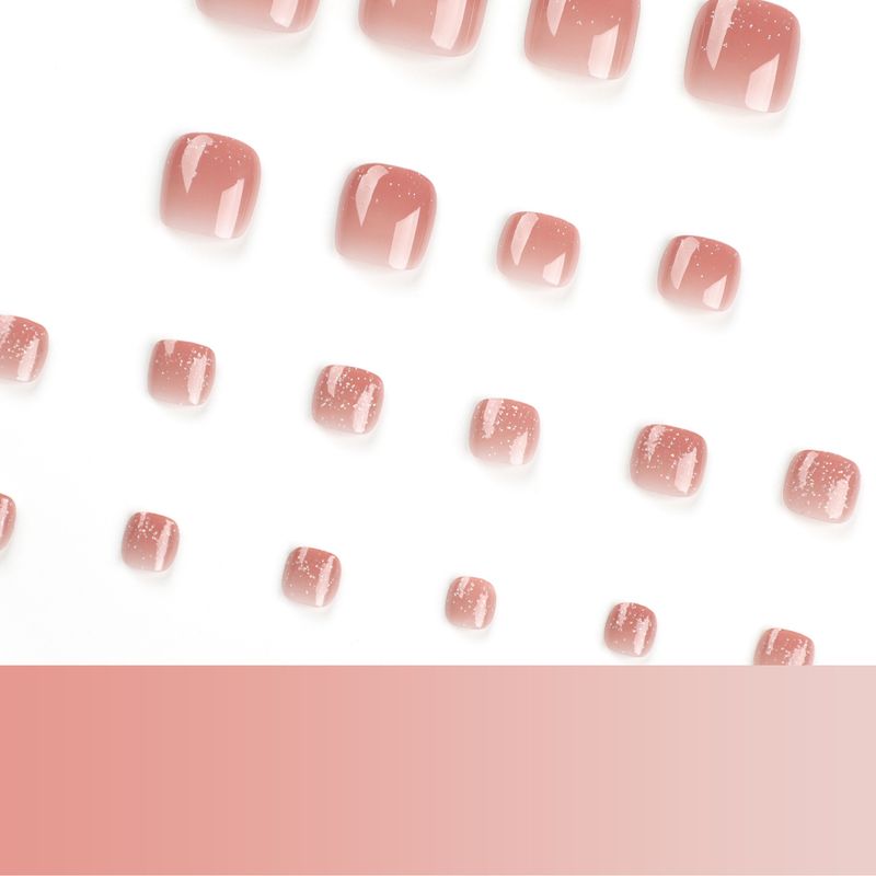 Allmählich reines Wunschblatt minimalistischen Instagram Zehen Patch Display weiß tragen abnehmbare falsche Nagel_voghion.com
