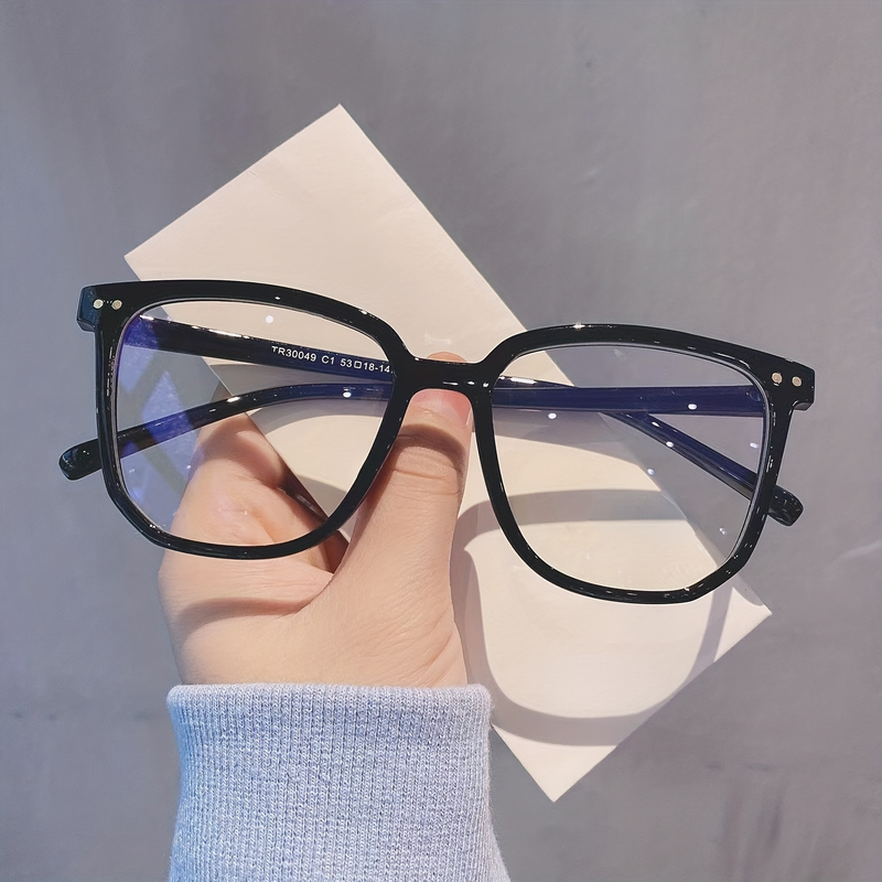Occhiali che bloccano la luce blu, lenti trasparenti, occhiali da lettura per computer/giochi/TV/telefoni per donne unisex alleviano l'affaticamento degli occhi e i riflessi UV_voghion.com