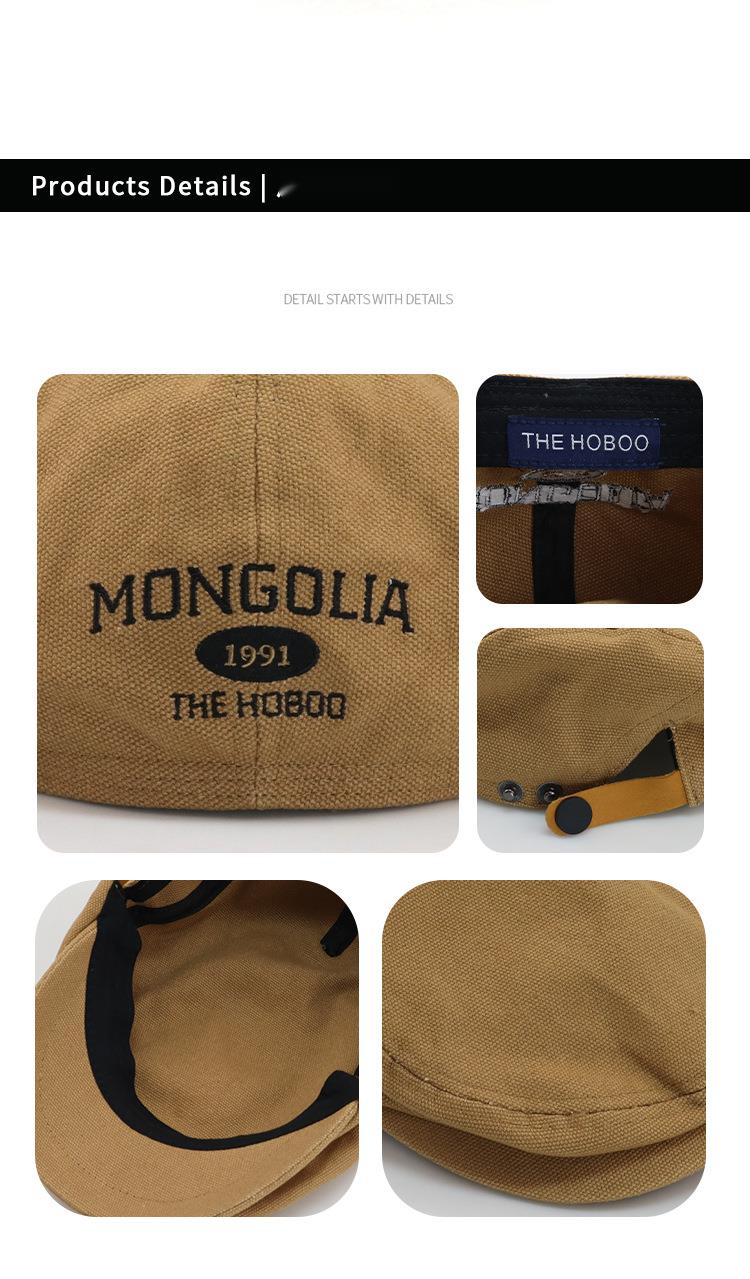 2024 New Hat Reverse Wearing Beret Female Korean Version Trendy Spring And Autumn Summer Hat Children's Fashionable High-end Hat_voghion.com