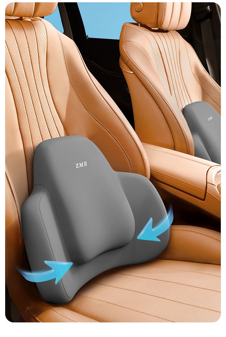 Coussin de siège de voiture, appui-dos pour poste de travail, support de taille, oreiller lombaire de bureau_voghion.com