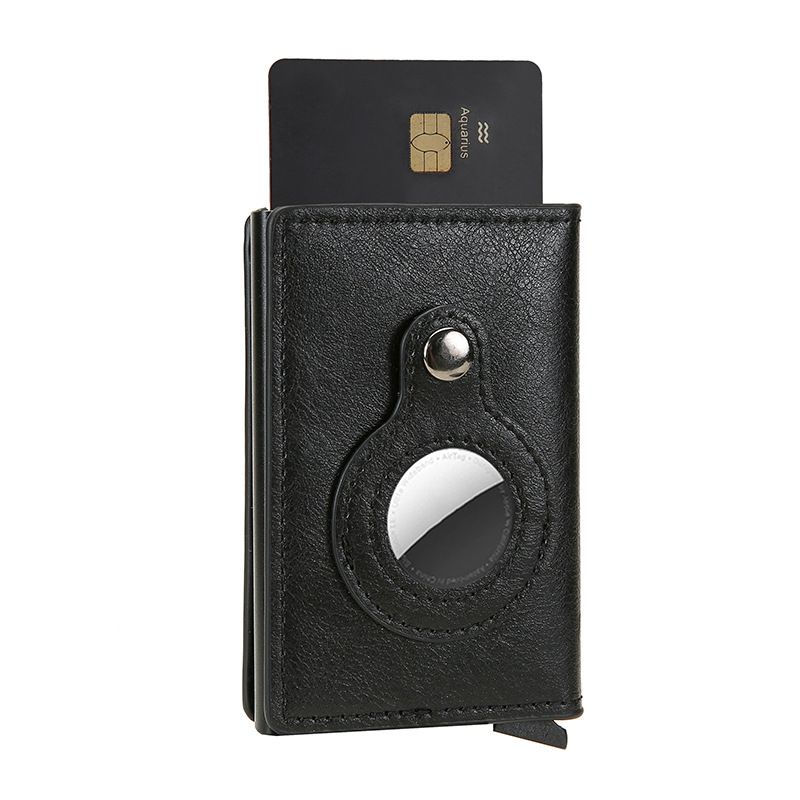 2024-es férfi új RFID követő védőtok, légcímke pozicionáló kártyatáska, hitelkártya-csipeszes pénztárca_voghion.com