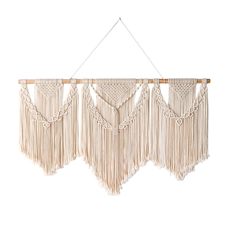 Nuova tenda divisoria per porta a tre sezioni in stile bohémien, semplice e decorativa, intrecciata a mano, staccabile_voghion.com