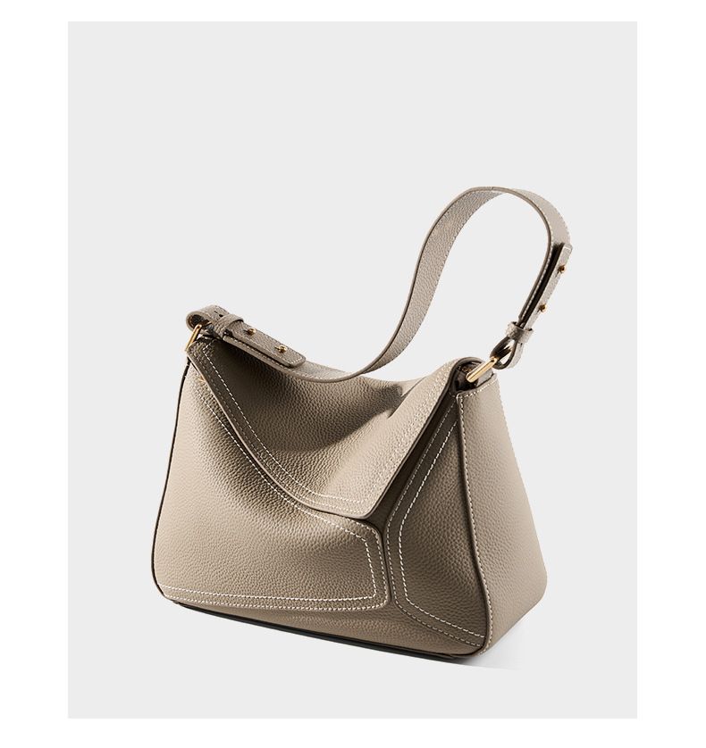 Borse da donna, borsa a tracolla singola, borsa geometrica da donna, borsa a cuscino in vera pelle, borsa a tracolla in pelle di mucca, borsa da pendolare_voghion.com
