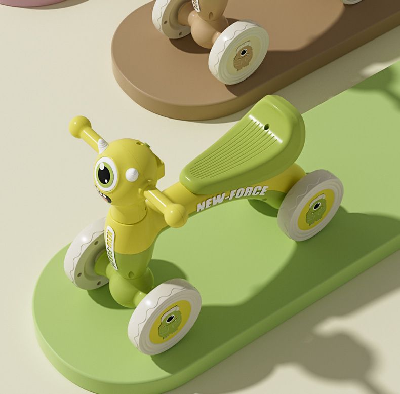 Kanner-Gläichgewiichtsauto 1 bis 3 Joer Pedalfräi Puppelchers-Scooter Spillauto fir dobannen an dobaussen Jongen a Meedercher Klengkanner Jo-Jo-Auto_voghion.com