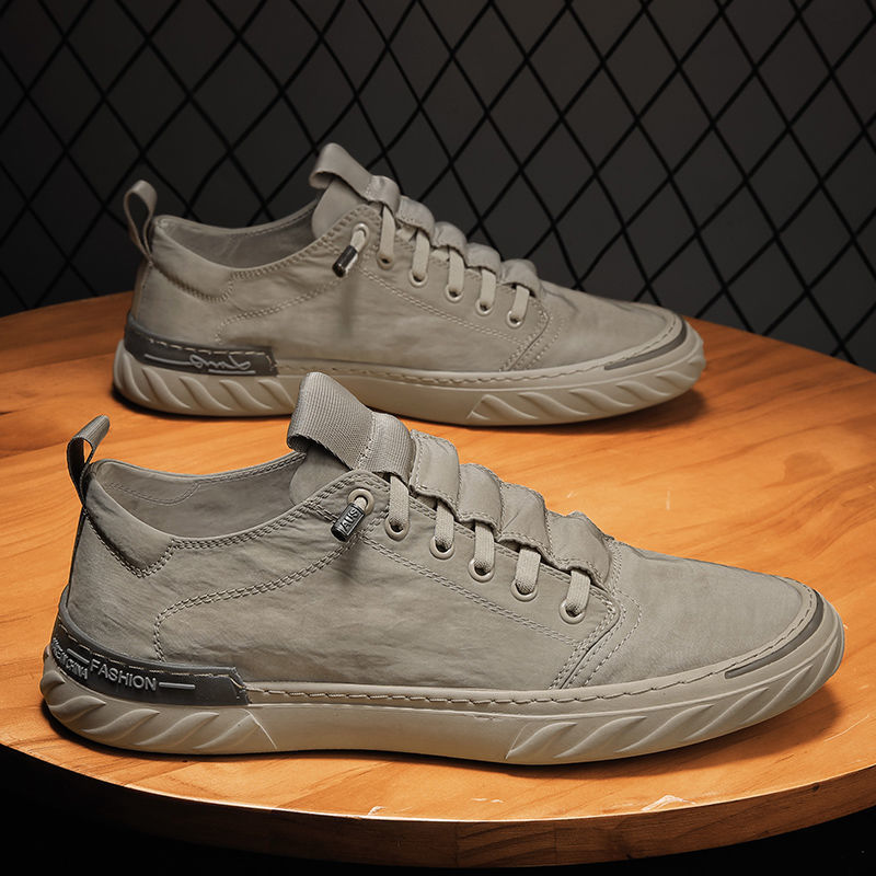 Scarpe da tavolo alla moda in tela casual da uomo in tessuto vecchia Pechino traspirante estiva in seta di ghiaccio_voghion.com