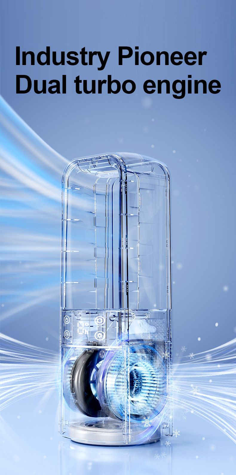 Bladeless Cooling Fan With USB Power & Humidifier - Quiet Desktop Air Circulator For Home/Dormitory_voghion.com