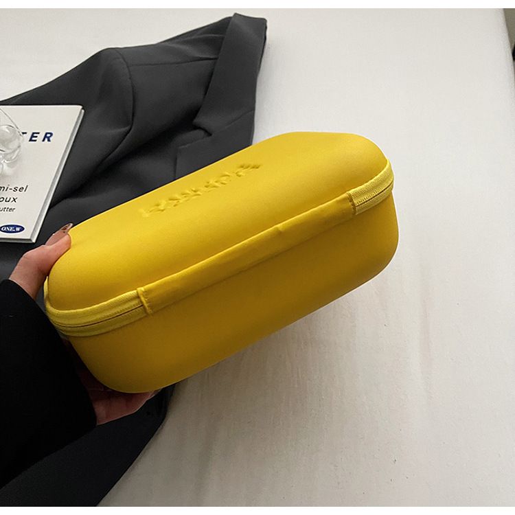 Dopamin Tragbare Kosmetiktasche Neue Mode Nische Business Reisekoffer Tragbare Silikon-Aufbewahrungsbox_voghion.com