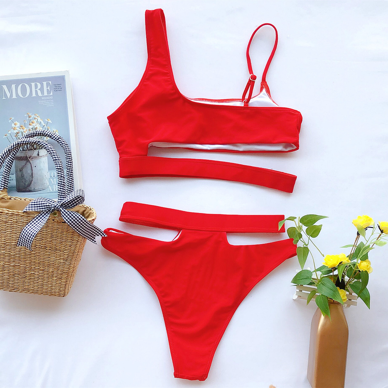 Neu Bikini frauen Split Badeanzug Bademode Bikini Set_voghion.com