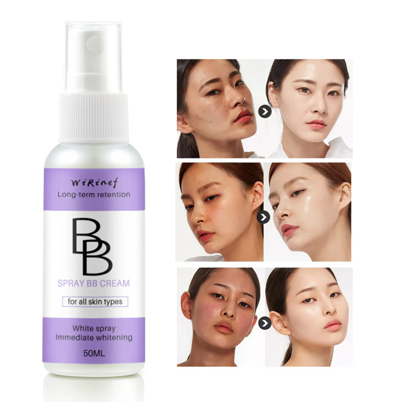 Crèmes Spray BB Cream Concealer Fleuren Whitening Hydraterende Basis Gezicht Foundation Make-Up Schoonheid Huidverzorging 50 ml Koreaanse_voghion.com