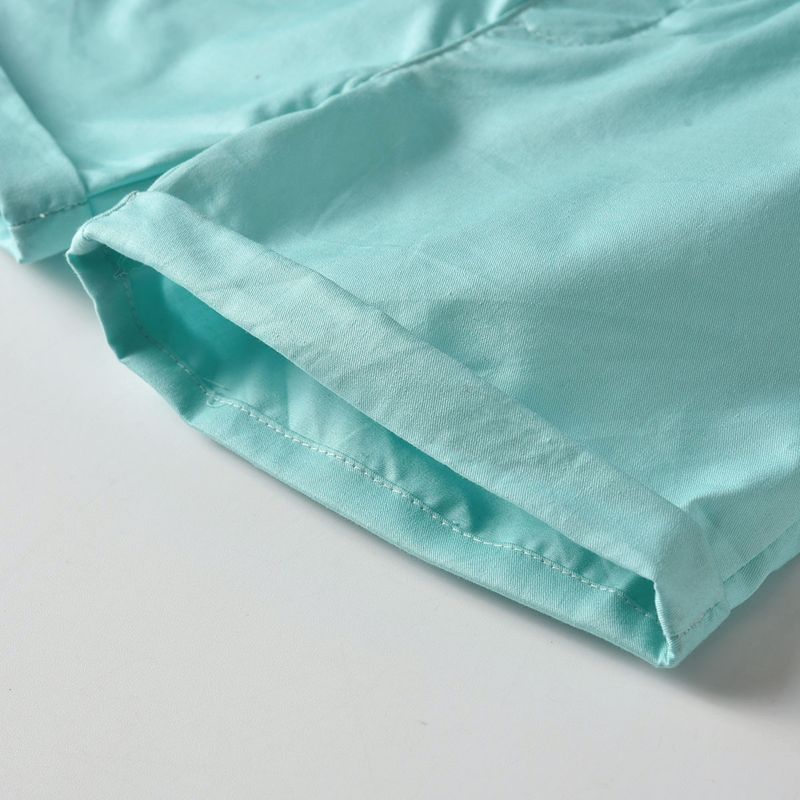 Abbigliamento per bambini: abiti da uomo, camicie corte estive color-block e bretelle per ragazzi, abiti da cerimonia formali per bambini_voghion.com