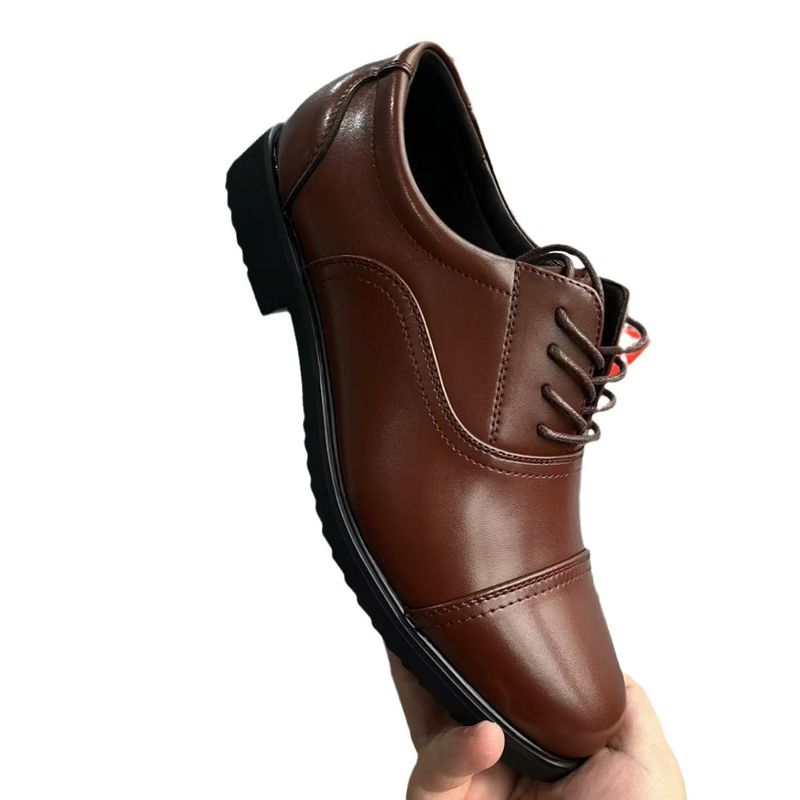 2025 Spring And Autumn New Business Dress Men's Three Joint Lace Single Breathable Security Leather Shoes 002_voghion.com