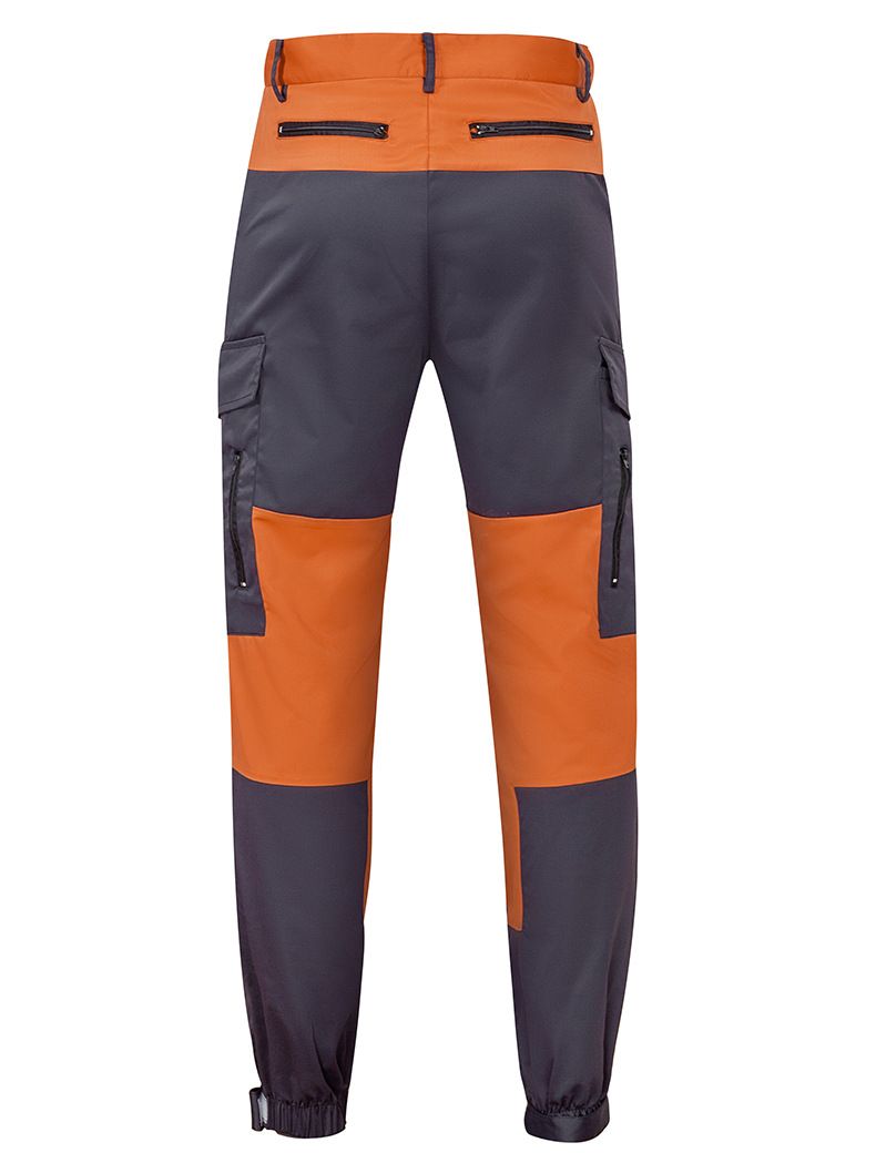 Men's Clothing autumn new men's overalls two color stitching men's pants in stock_voghion.com