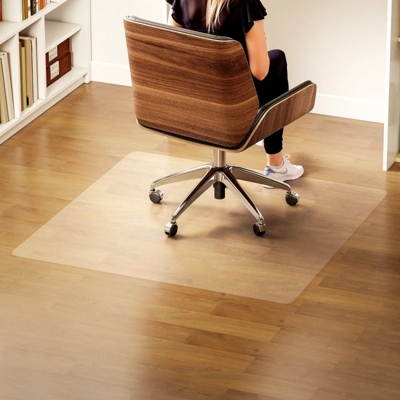 Bodenschutzmatte, Rutschfest, Dick 1,5 Mm, 120x120 Cm, Trasparente_voghion.com