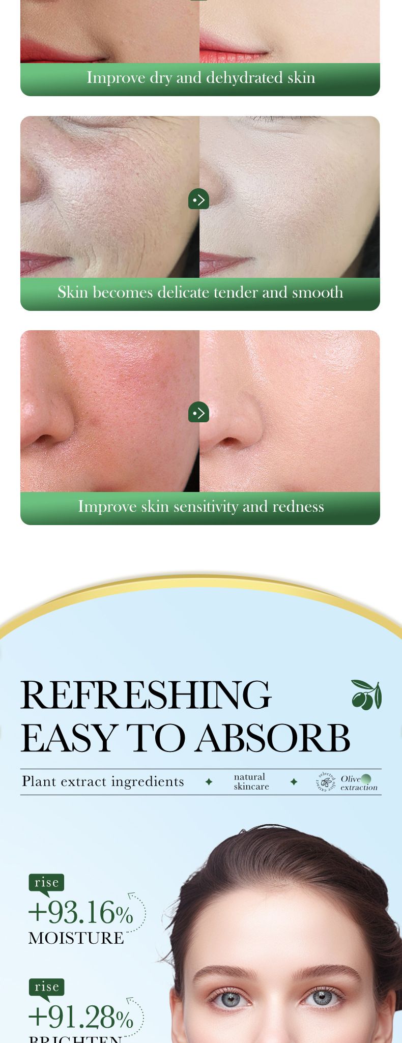 Lozione nutriente, illuminante e ringiovanente per la pelle all'olio d'oliva da 150 ml_voghion.com