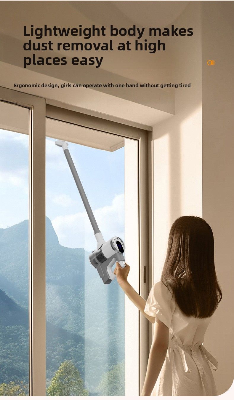 Aspirateur domestique tout-en-un sans fil intelligent anti-acariens grande aspiration lavage et remorquage aspirateur portable intégré_voghion.com