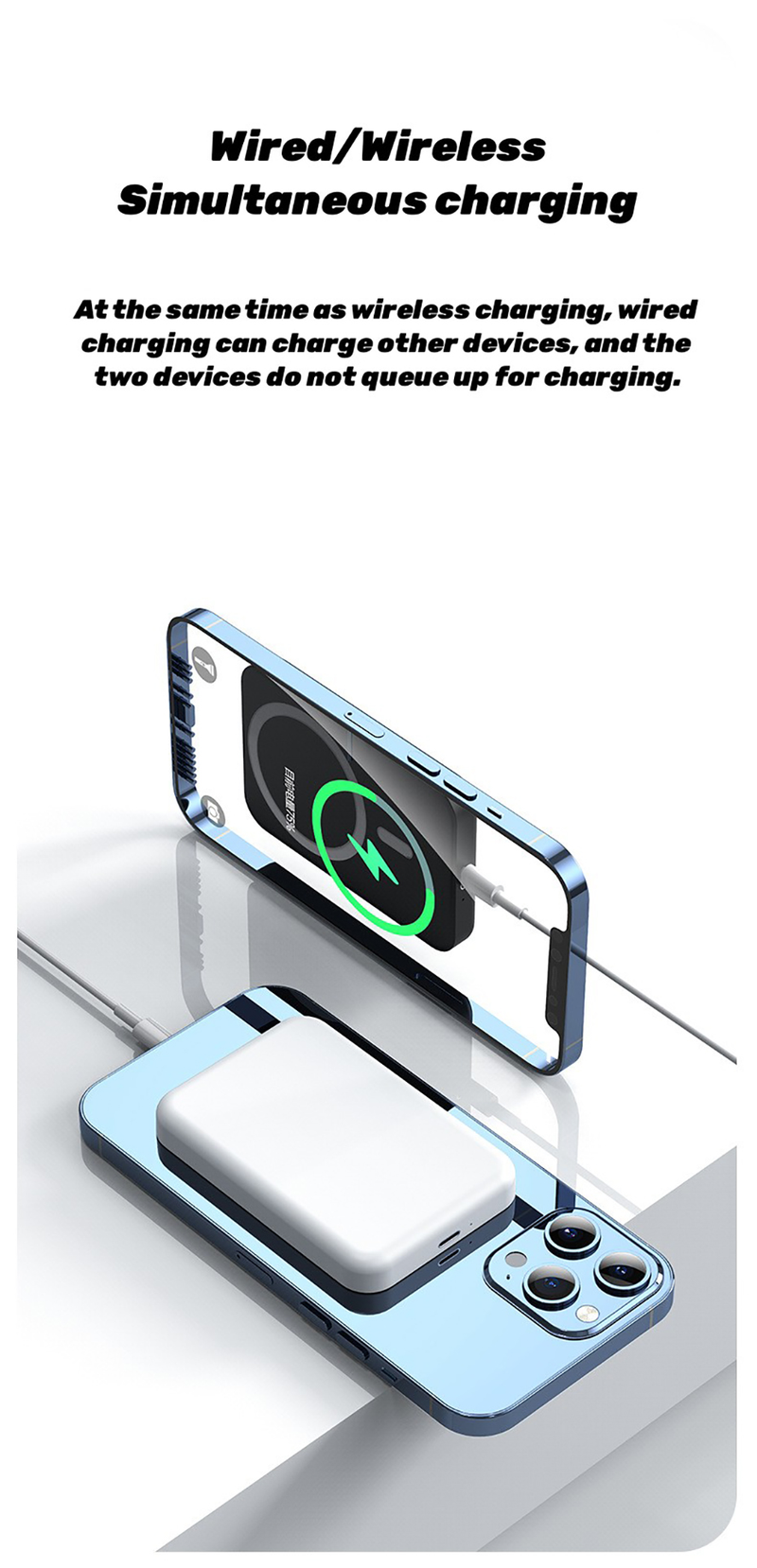 Wireless Powerbank 15W Bateria Portatil Para Celular Fast Charge Power Bank za Iphone 12 13 14 15 Pro Max Mini_voghion.com